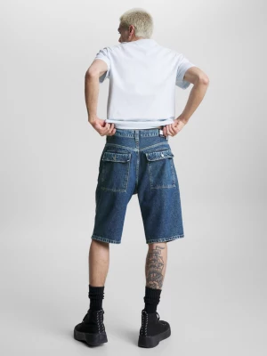Calções jeans Aiden de corte folgado