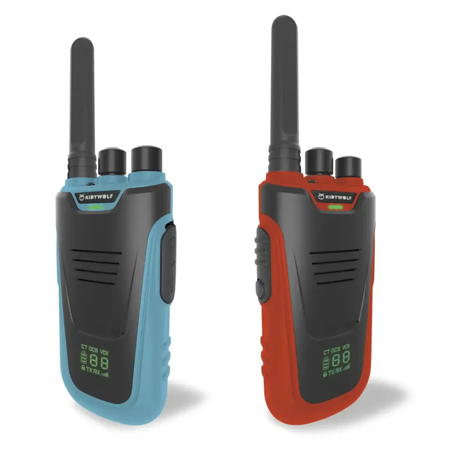 Kidywolf | Kidytalk Walkie Talkie | Blauw - Rood