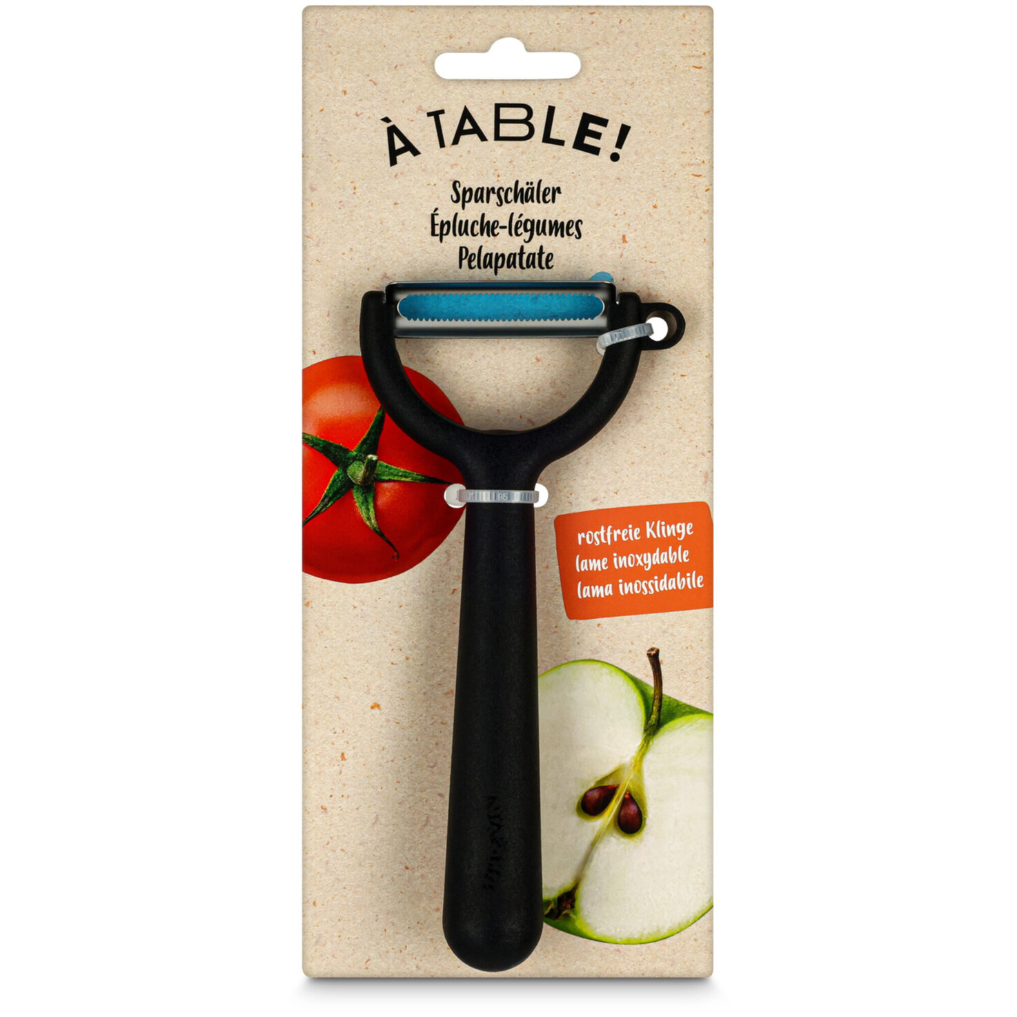 À Table! Y-Sparschäler schwarz