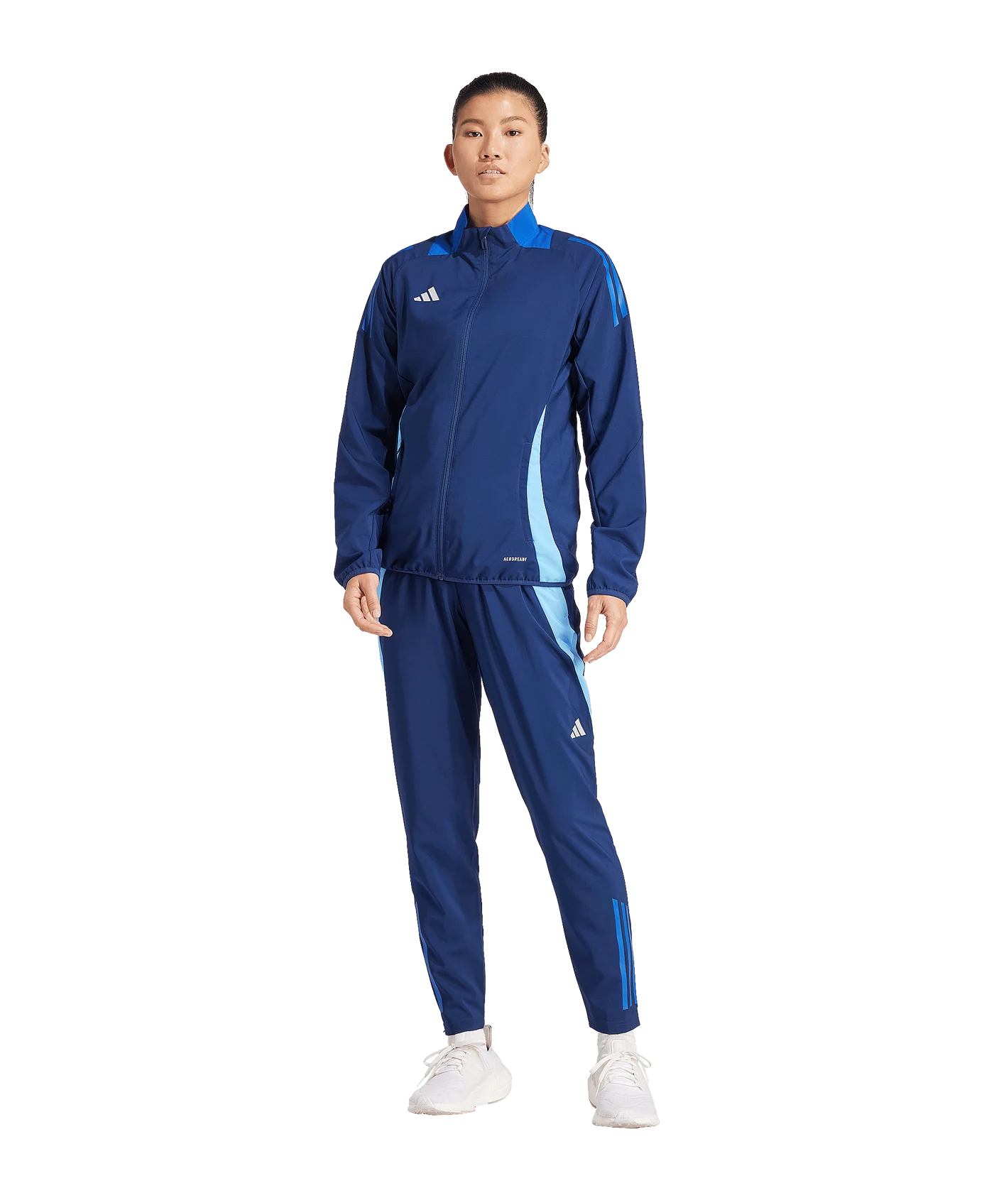 adidas Tiro 24 Competition Präsentationsjacke Damen Blau