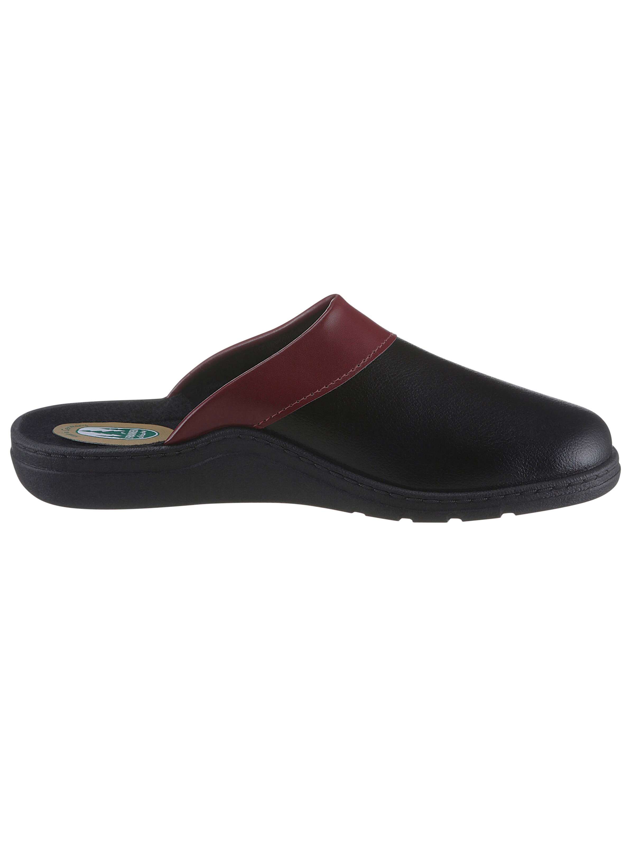 Pantoffel in schwarz