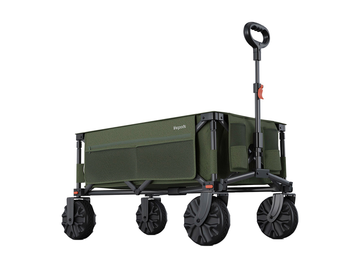 LifeGoods 135L bolderkar - Green