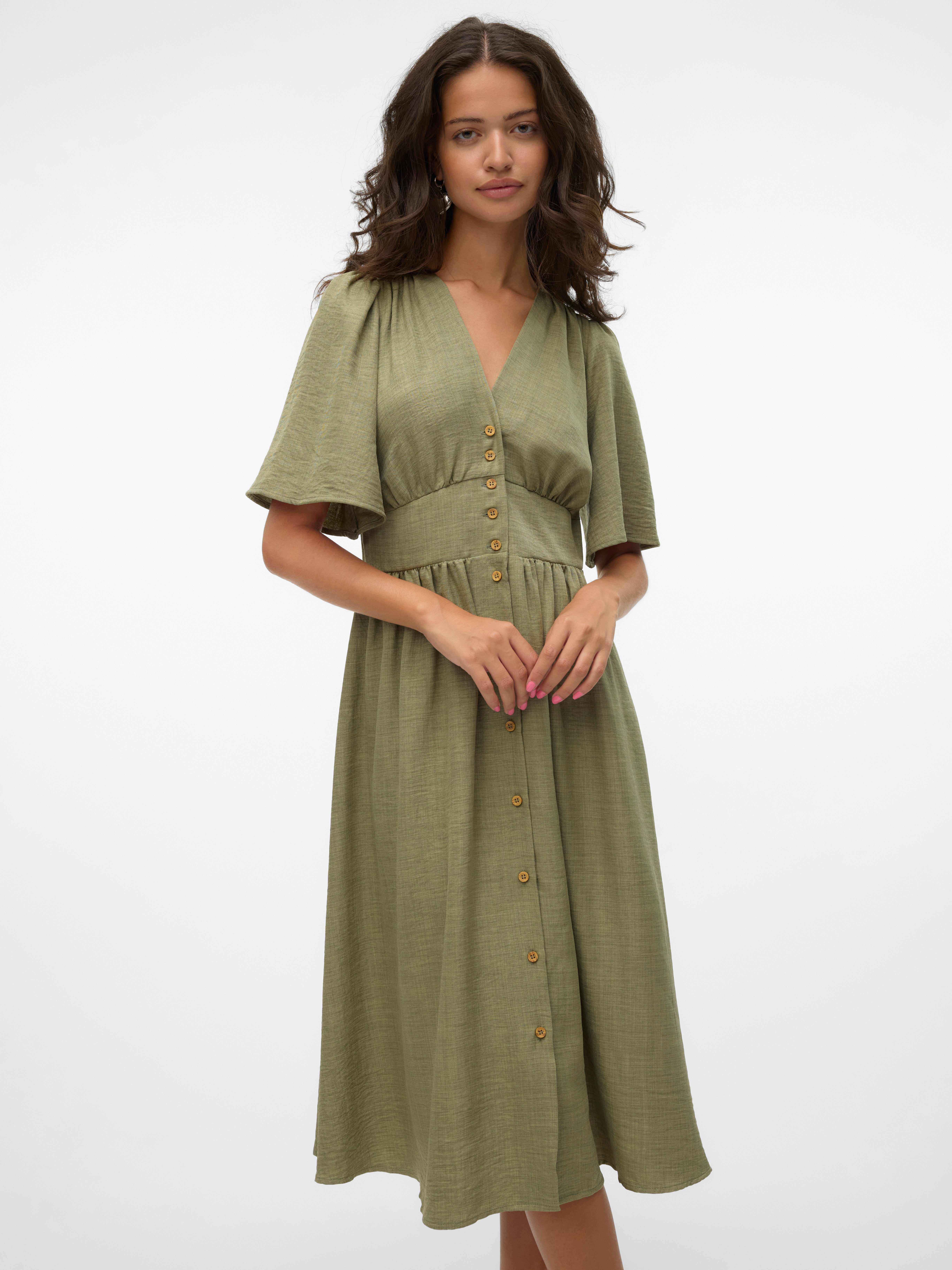 VMMELANEY Midi-jurk