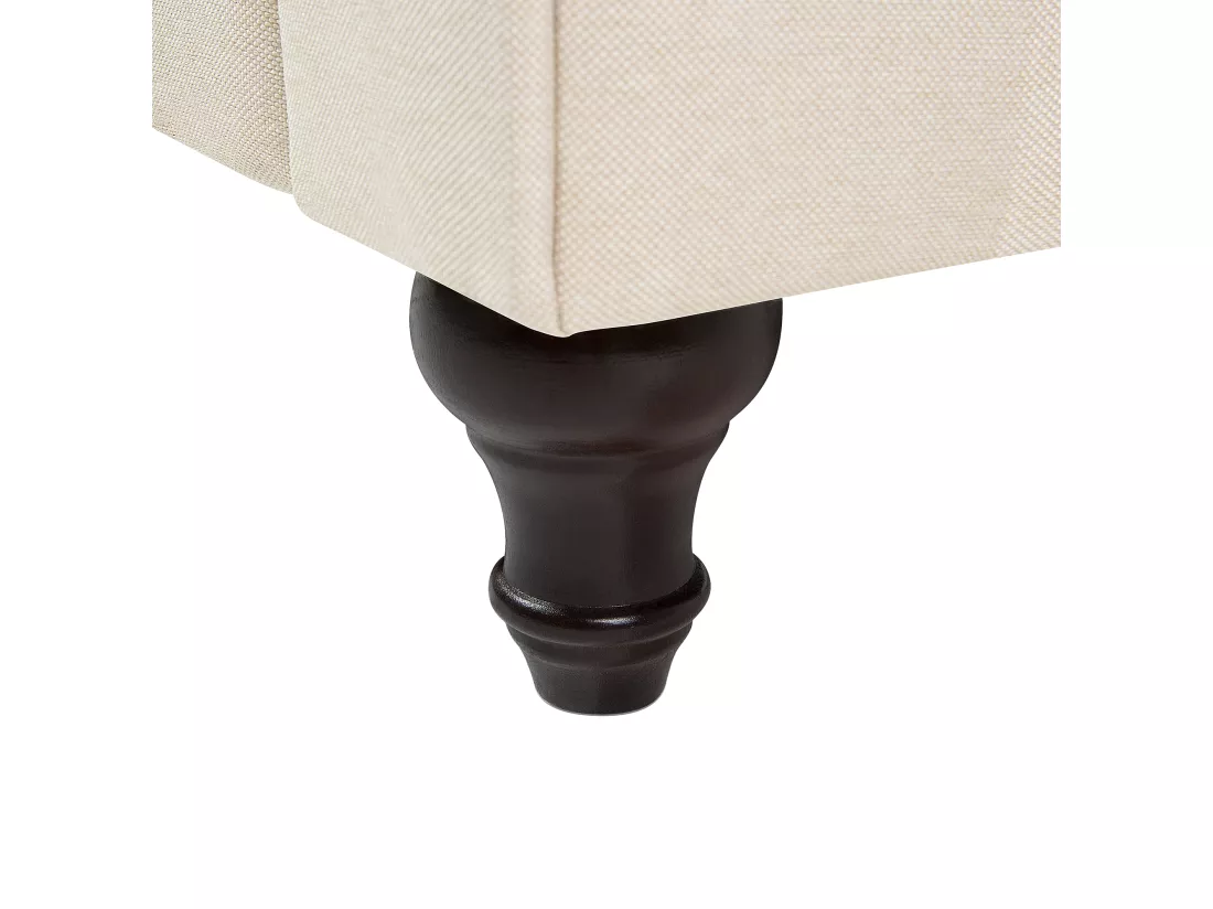 Canapé en tissu beige 3 places CHESTERFIELD