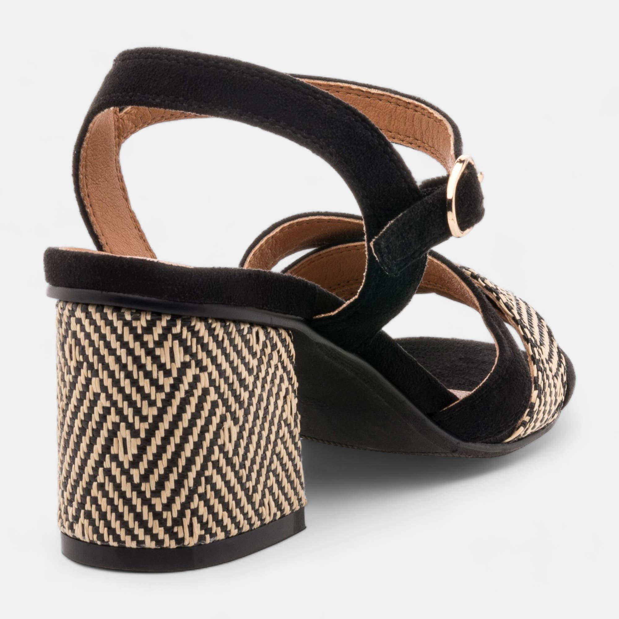 Nu-pieds à talon Femme noir