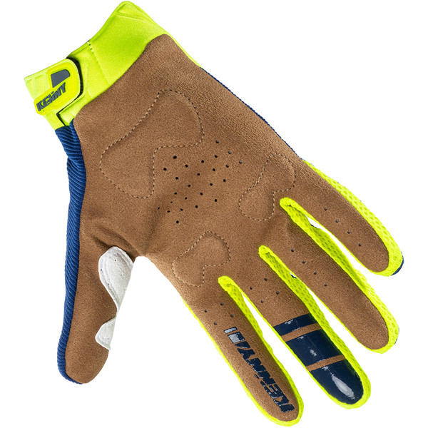 Kenny - Gants Titanium - 2021 Navy / Jaune fluo / Blanc