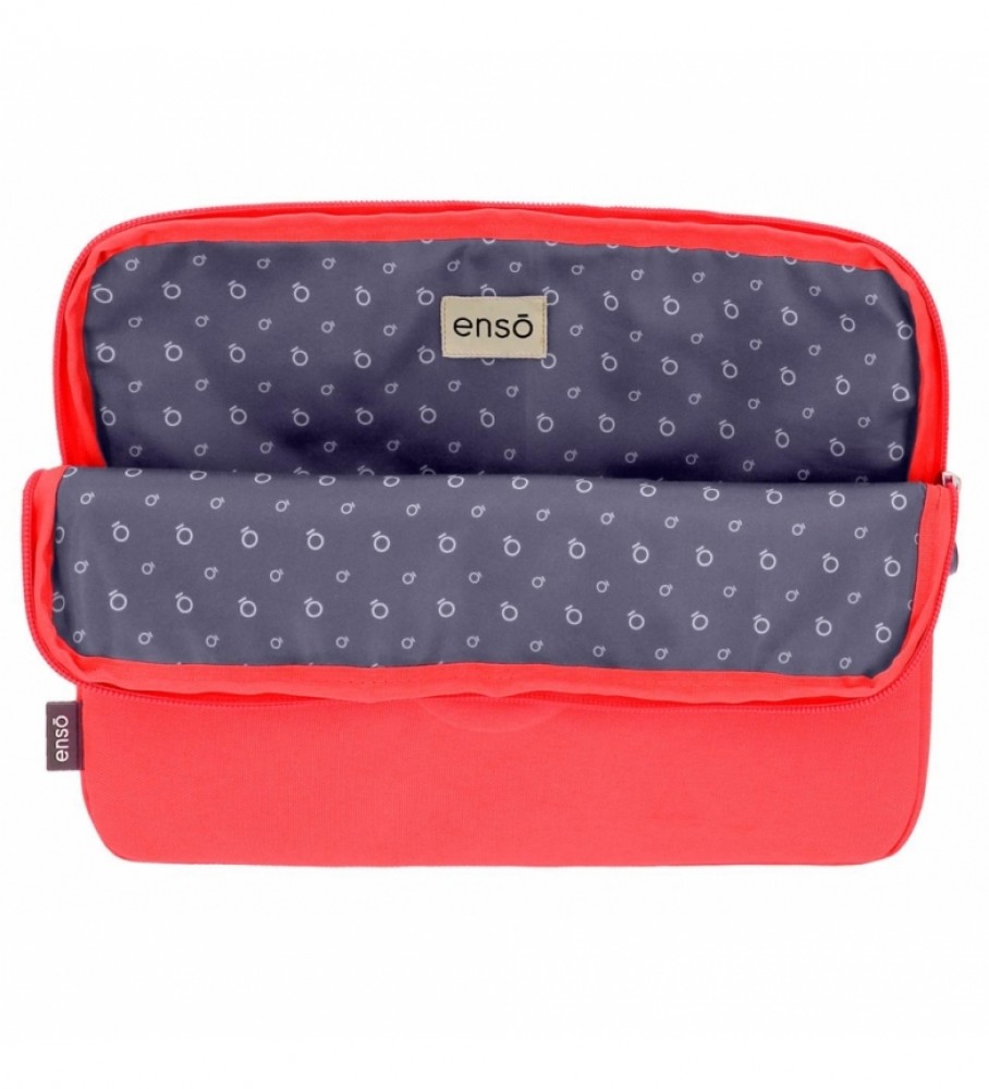 Capa para tablet Enso Basic - 30x22x2cm - Vermelha