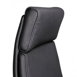 Chefsessel Porto Leder 68 x 118 cm schwarz