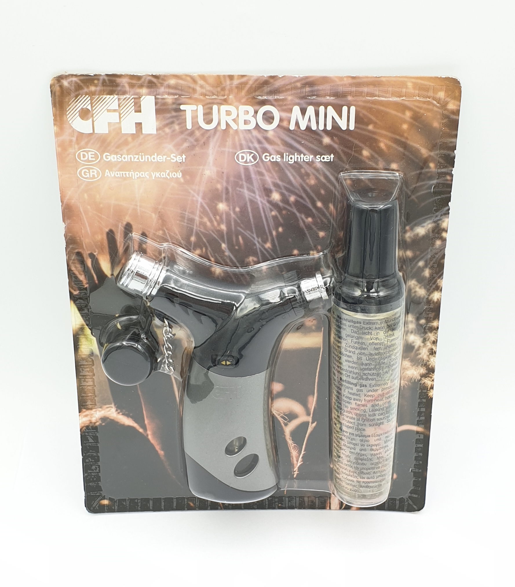 Gasanzünder-Set Turbo Mini mit Nachfüllkartusche