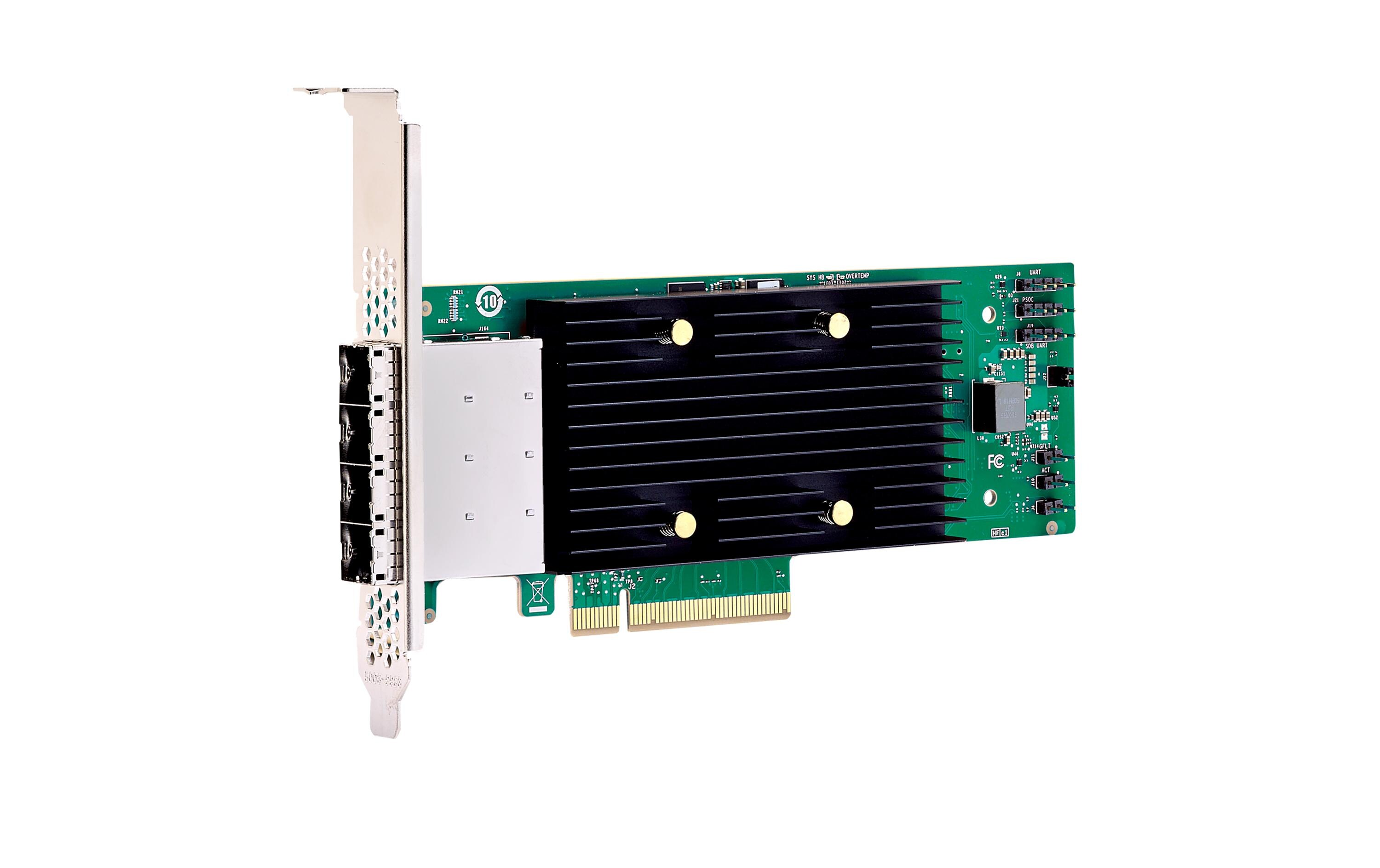 Host Bus Adapter 9600-16e<br>X8, PCIe 4.0 eHBA mit 16 externen Anschlüssen für hohe Leistung und erweiterte Konnektivität