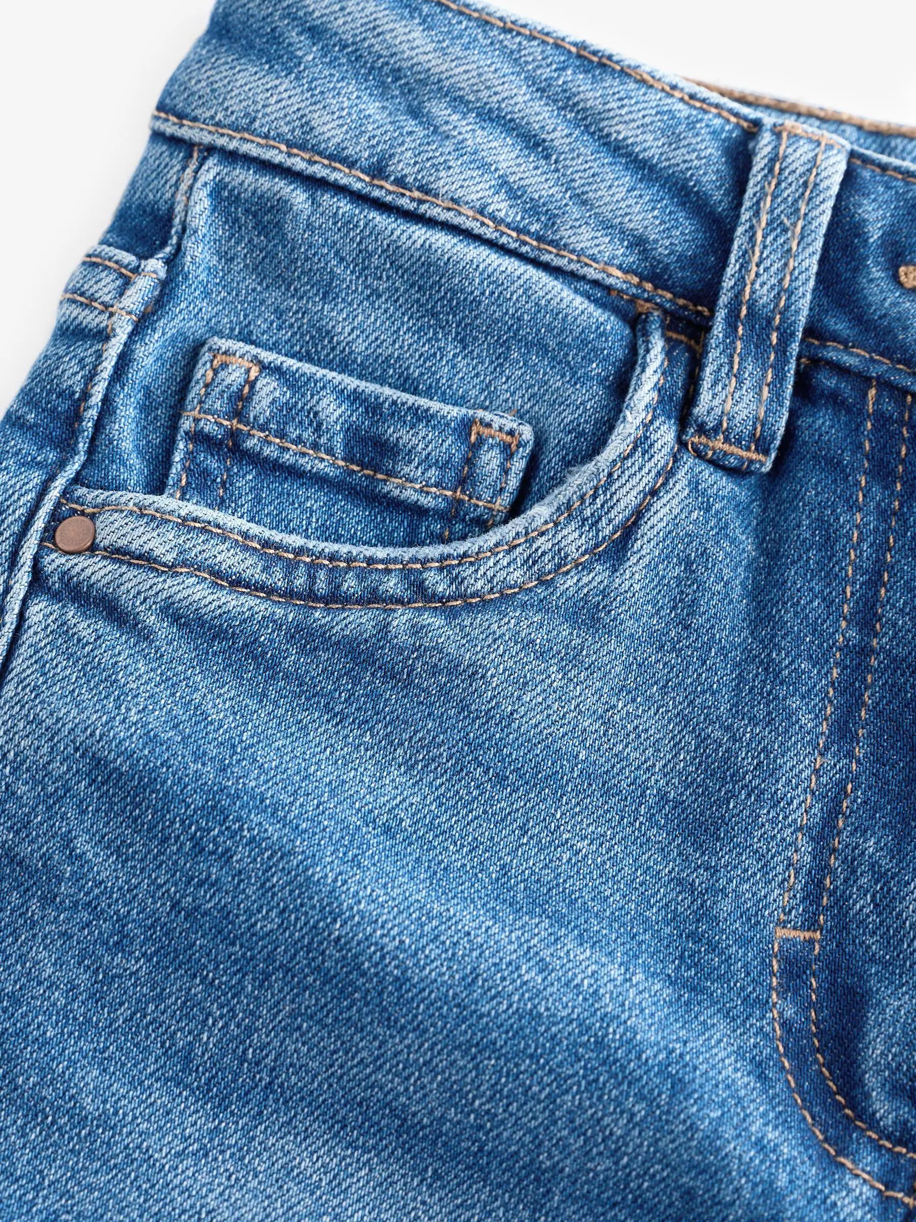 Middenblauw denim - Flare jeans (3-16 jr)