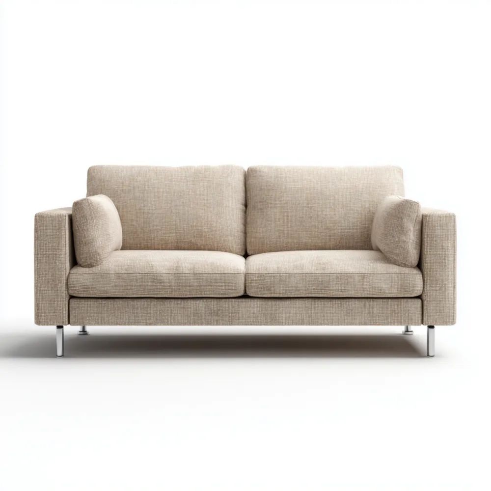 2-Sitzer-Sofa Stoff 185x85x90 cm – Beige – Modernes Design