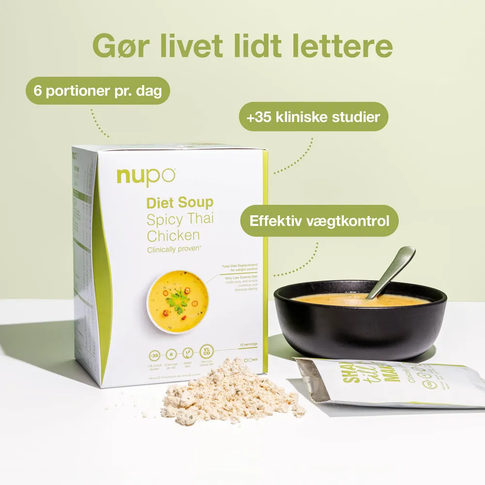 Nupo Diet Soup Spicy Thai Chicken - 384 g.