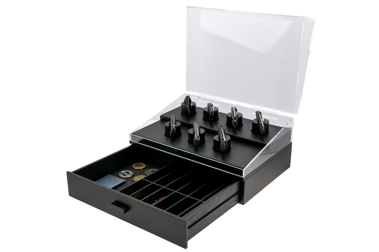 Holme & Hadfield Armory Pro Knife Display Case ARP-BK-800-1 Black, zakmessen display voor 30 stuks