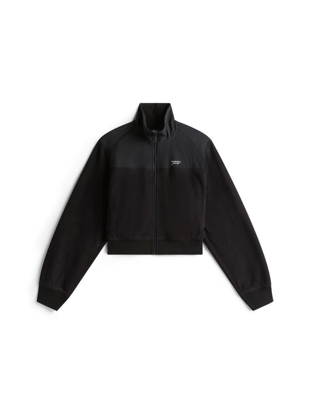 Tommy Jeans Sweatjacke »TJW FABRIC MIX FLEECE ZIP THRU«, aus weicher Fleece Qualität