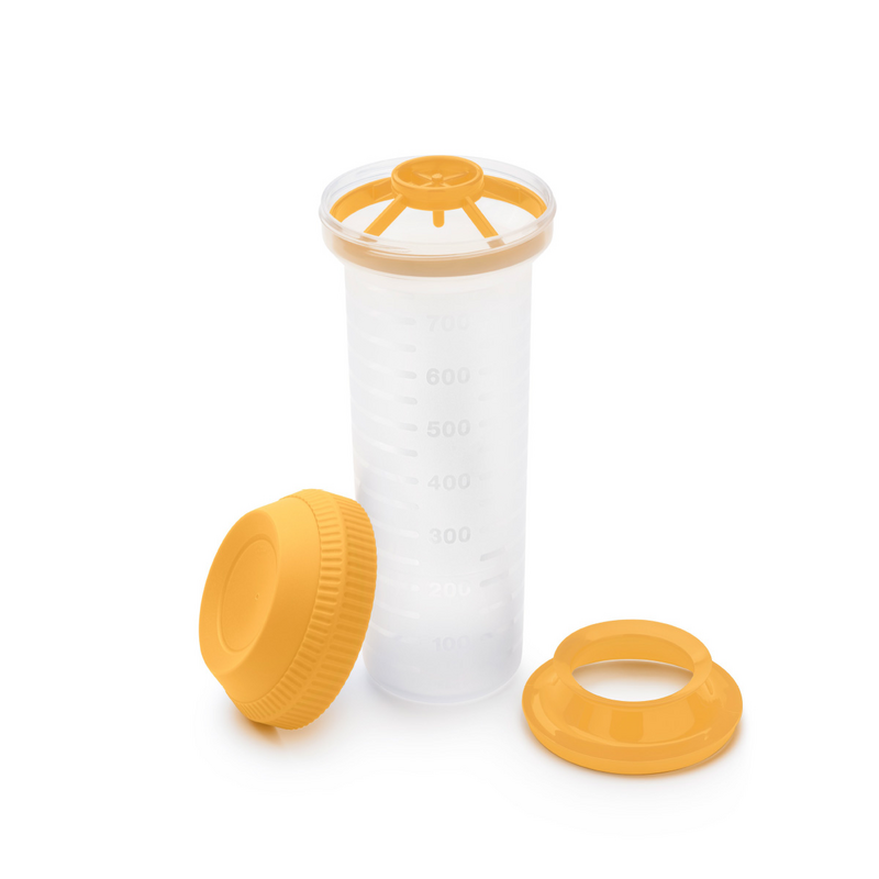 Shaker 750ml Der perfekte Alleskönner für die Zubereitung von Shakes, Dressings, Omeletts, Getränken und mehr!