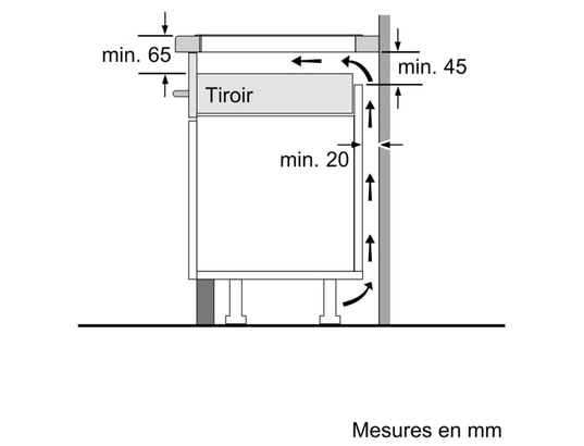 BOSCH - Plaque induction PIJ611BB5E, Série 4, Foyer 28 cm