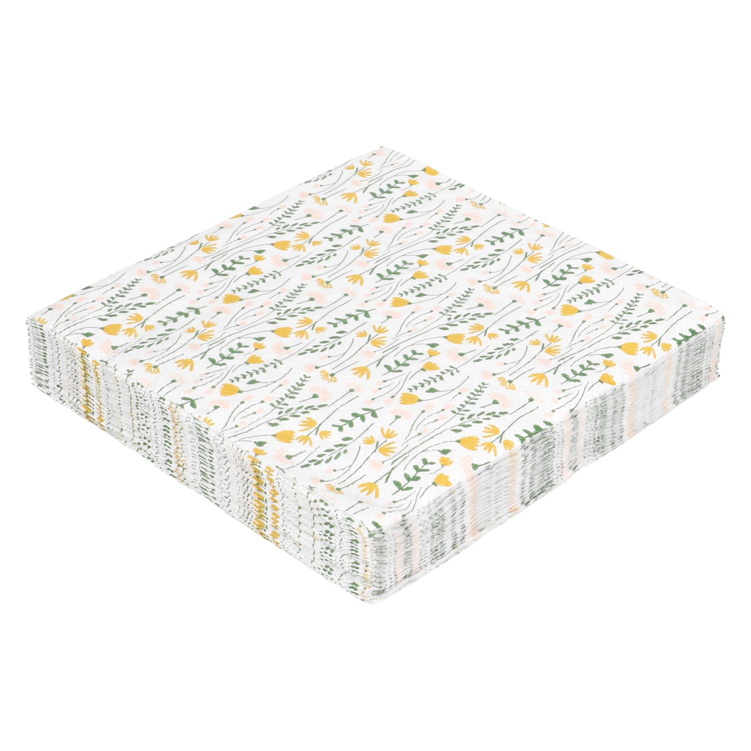 Servetten, papier, veldbloemen, 33 x 33 cm, 20 stuks
