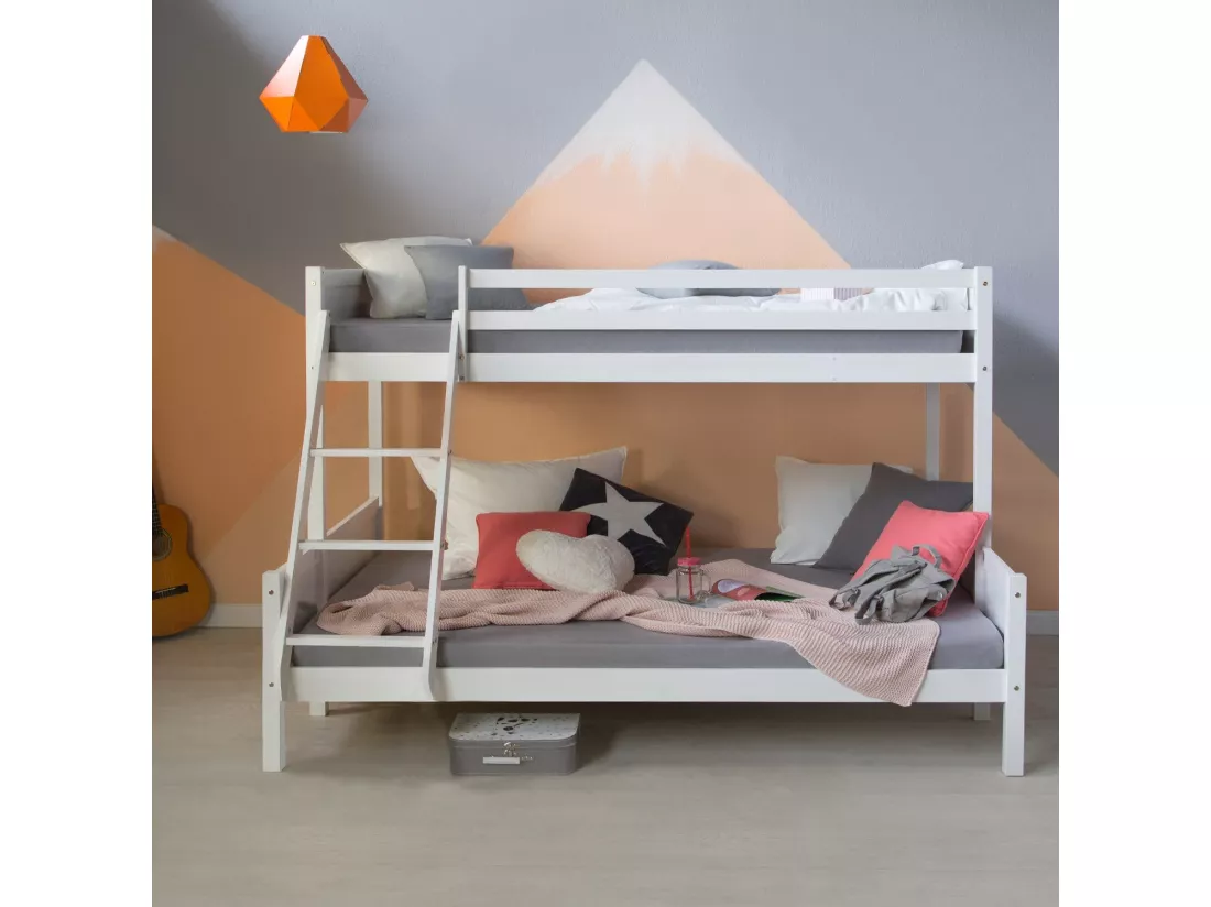 Lits pour enfants superposés 147 x 206 x 139 cm LIT06216