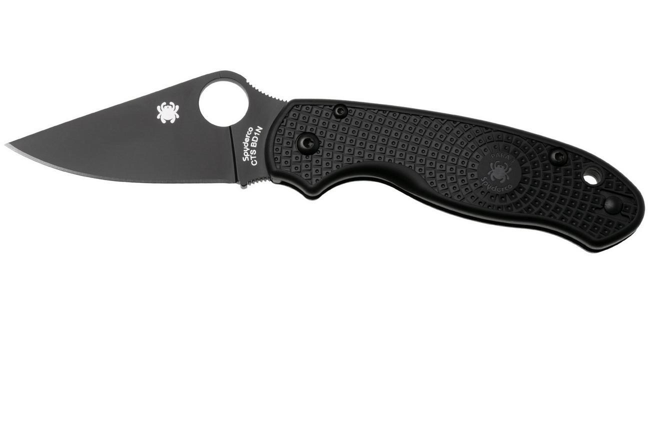 Spyderco Para 3 Lightweight Black C223PBBK FRN CTS-BD1N zakmes