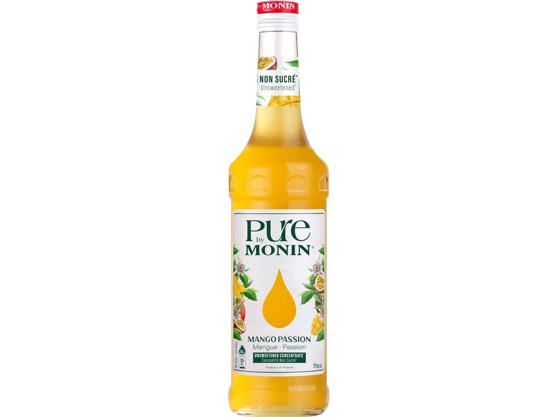 Monin Pure Mango Passion 0.7 l Exotischer Genuss für köstliche Cocktails