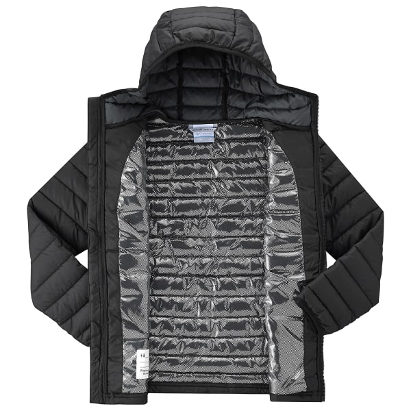 Doudoune randonnée COLUMBIA POWDER LITE II HOODED JACKET BLACK