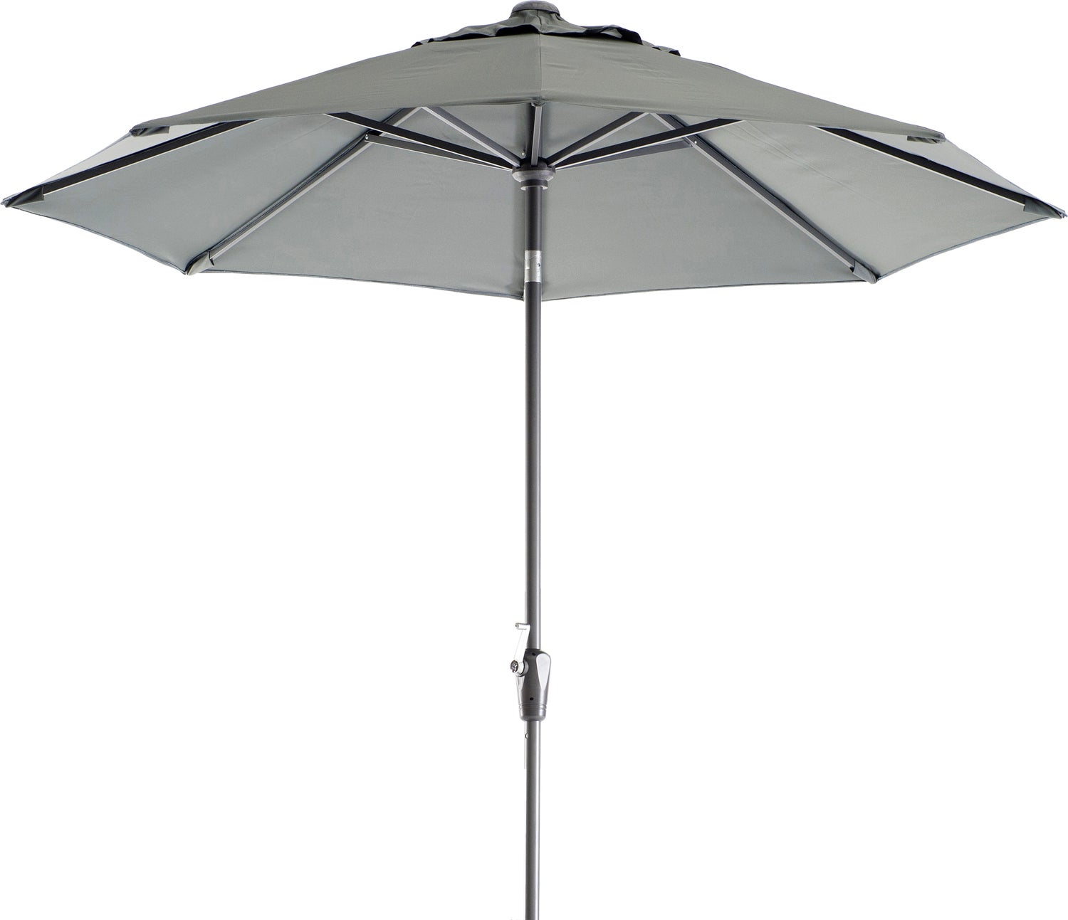 Intratuin parasol Trinidad grijs 80+UV D 300 cm