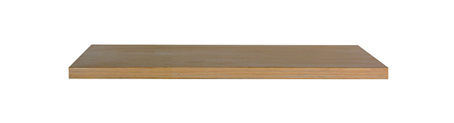 Mueller Sakura topblad 60x46cm naturel eiken/mat zwart