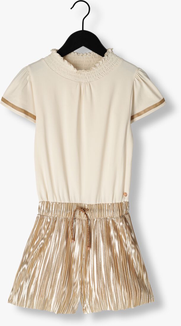 NONO zand nono jumpsuit sylja mixed jumpsuit with plissee short