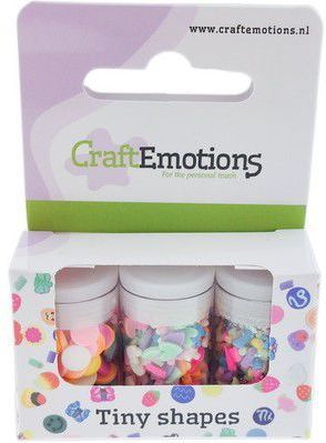 Craft Emotions - 0015 Tiny Shapes - Basics - 3 tubes
