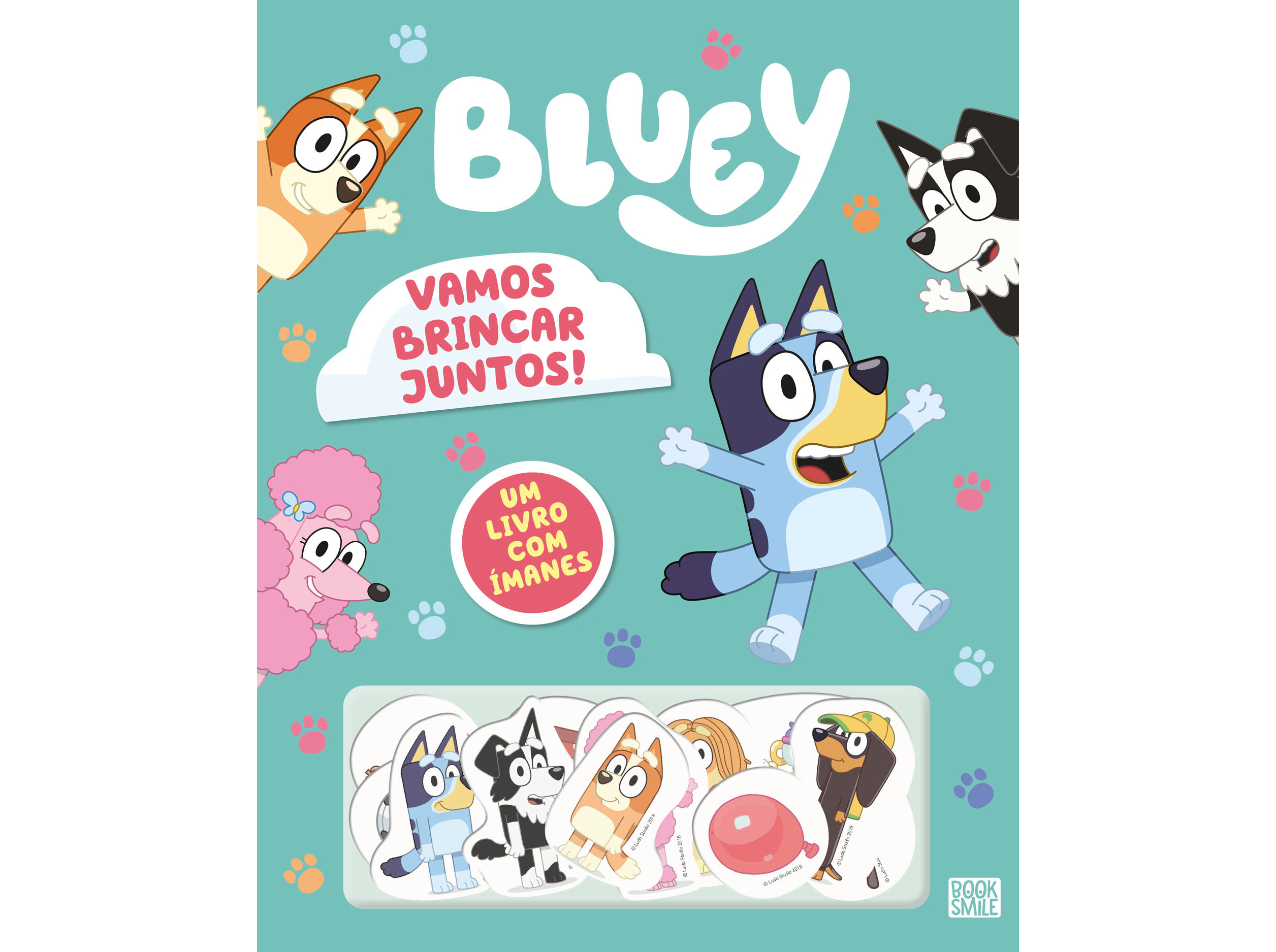 LIVRO BLUEY: VAMOS BRINCAR JUNTOS!: LIVRO COM ÍMANES