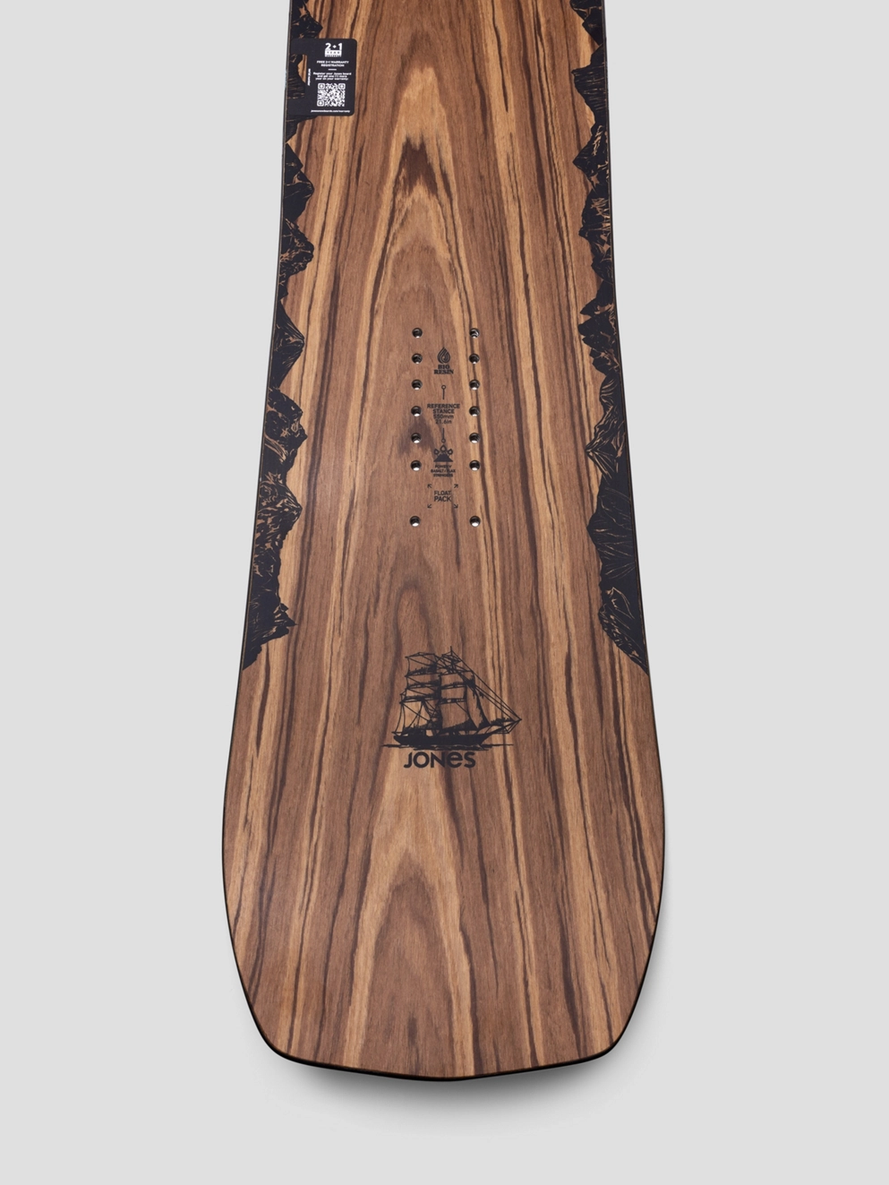 Jones Snowboards Flagship 2024 Snowboard wood veneer