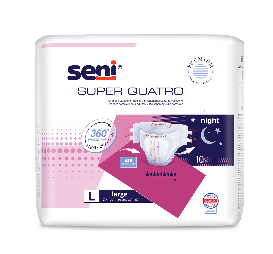 Seni Super Quatro<br>10 Stück, Beutel, L