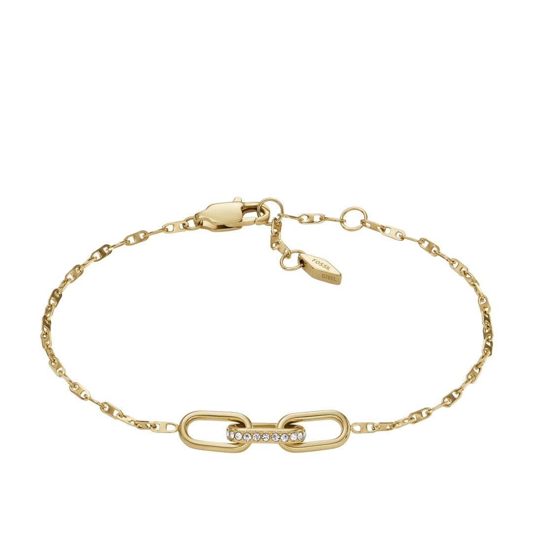 Fossil Armband Heritage D-Link Gold