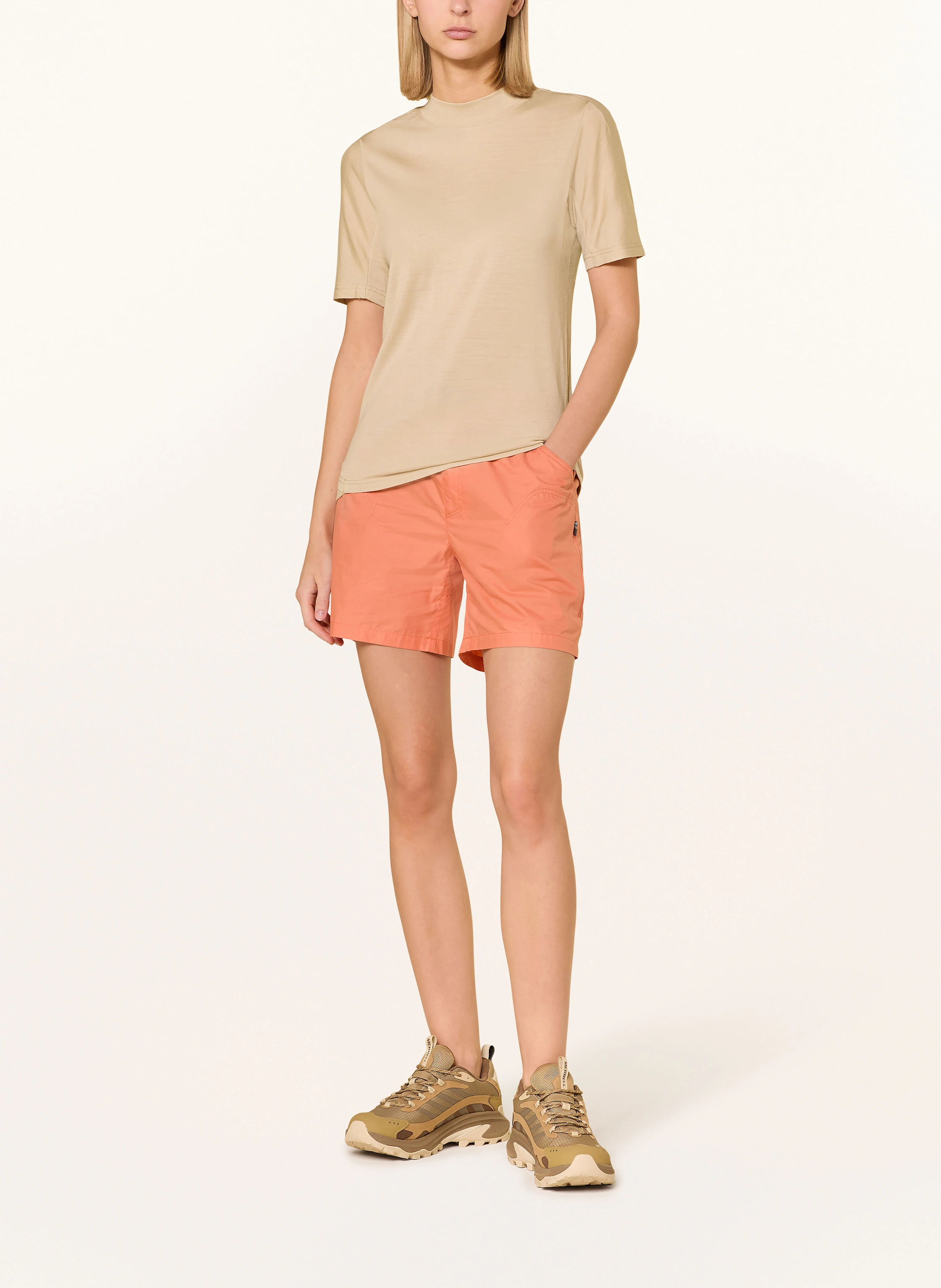 KnowledgeCotton Apparel T-Shirt DYNAMIC WOOL 175 aus Merinowolle