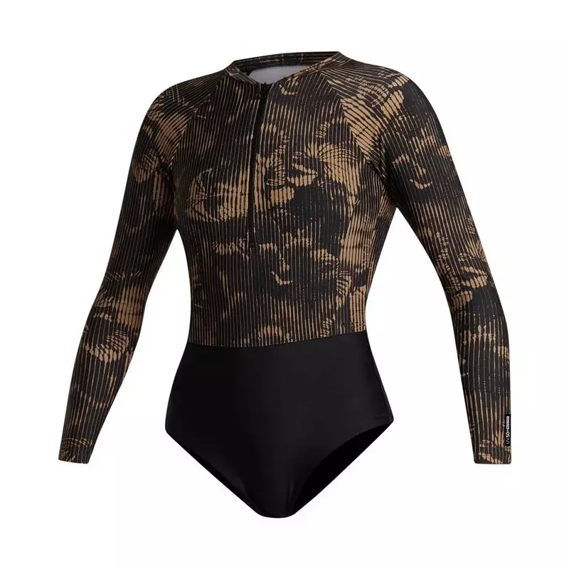 Combi lycra femme MYSTIC Jayde L/S One Piece Slate Brown