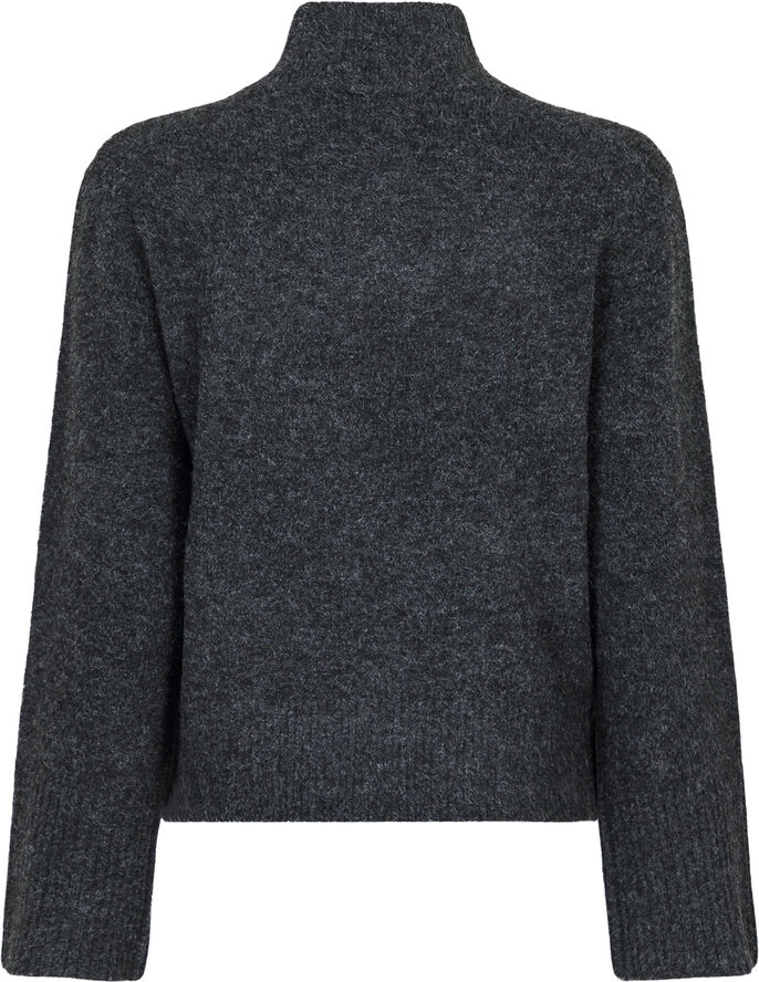 Neo Noir Kiara Knit Blouse Grå