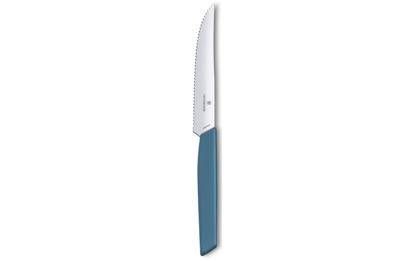 Besteck-Set Swiss Modern 24-teilig, Blau<br>Tafelbesteck-Set mit Kunststoffgriffen
