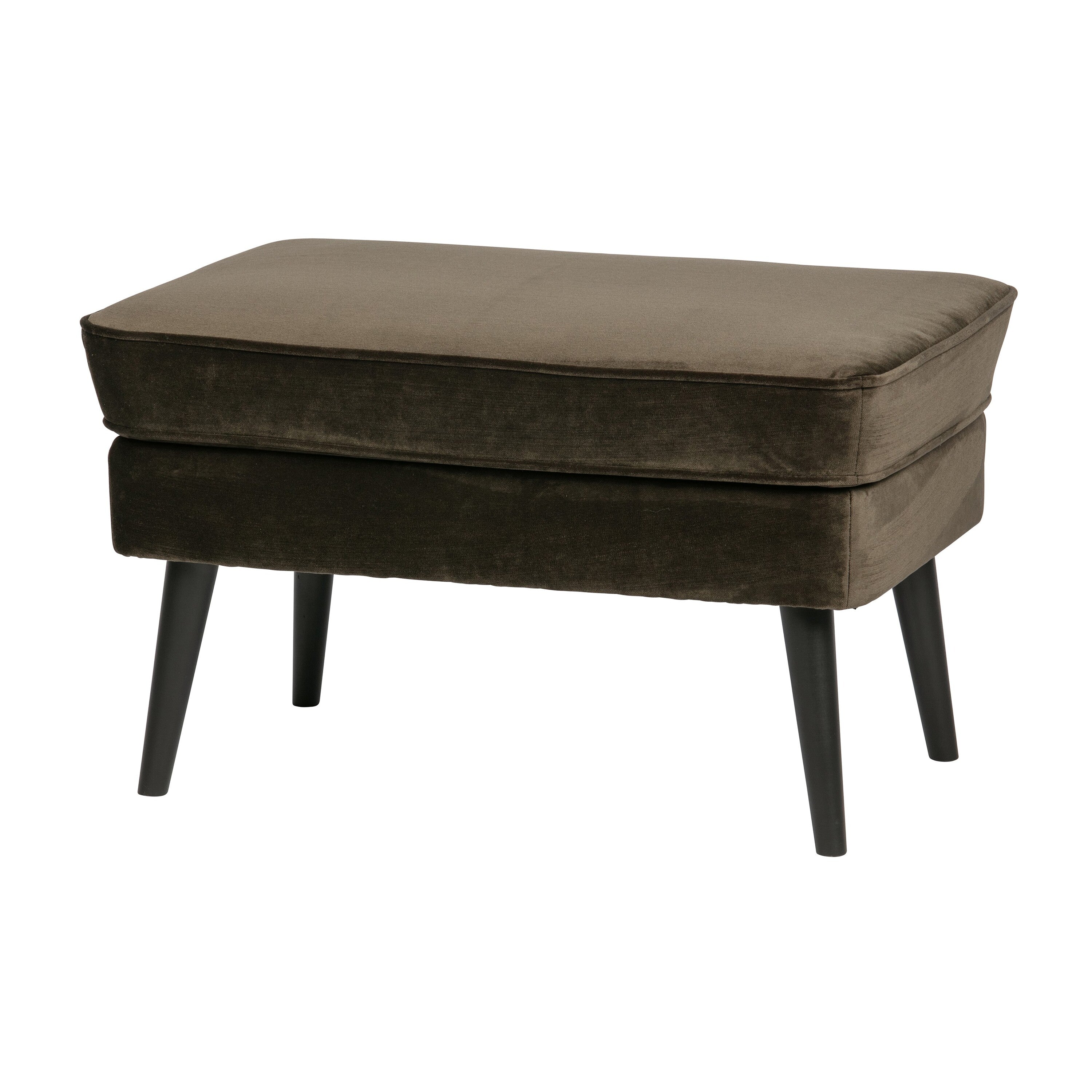 Woood Rocco Hocker - Velvet - Warm Groen