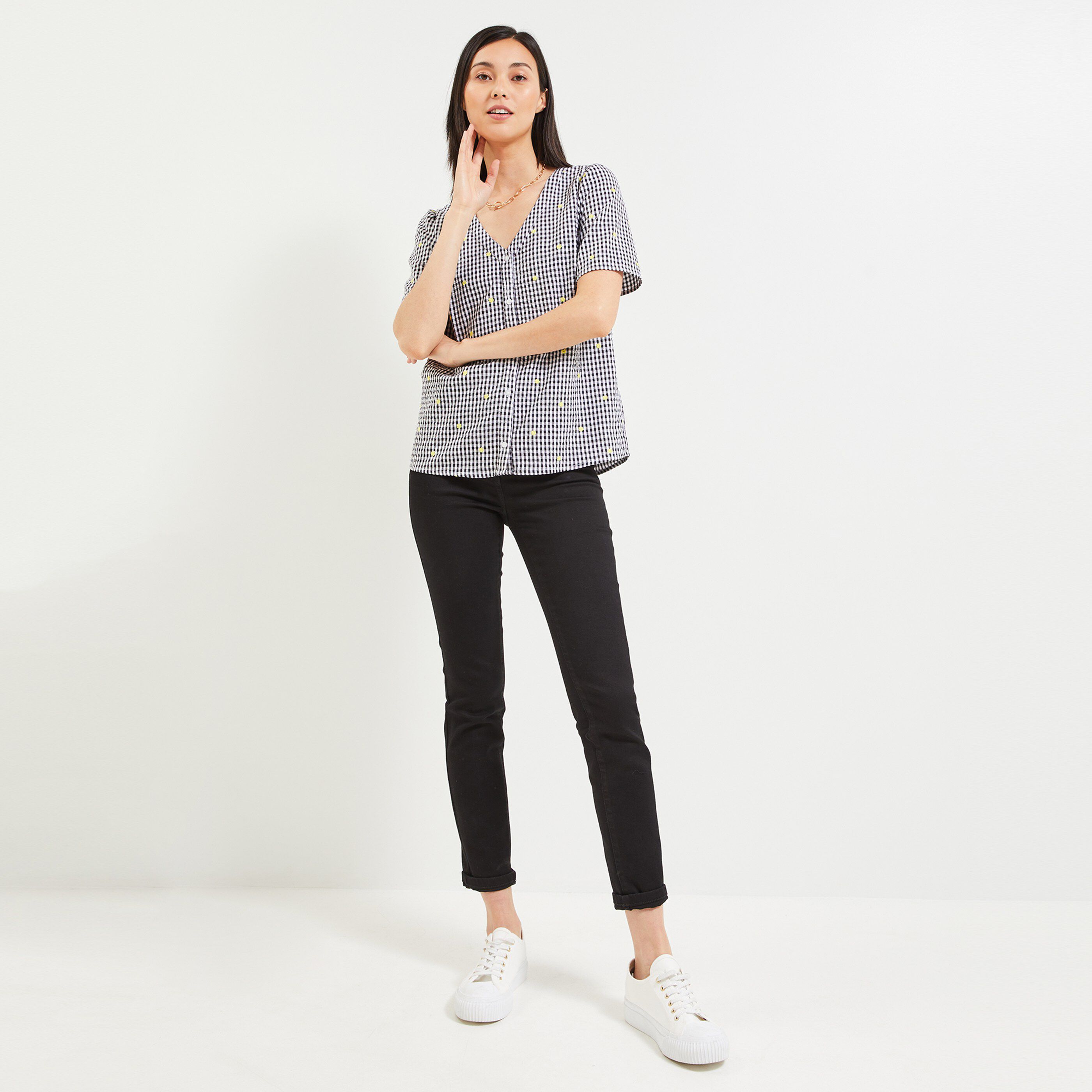 Chemise brodée femme - IMPRIME