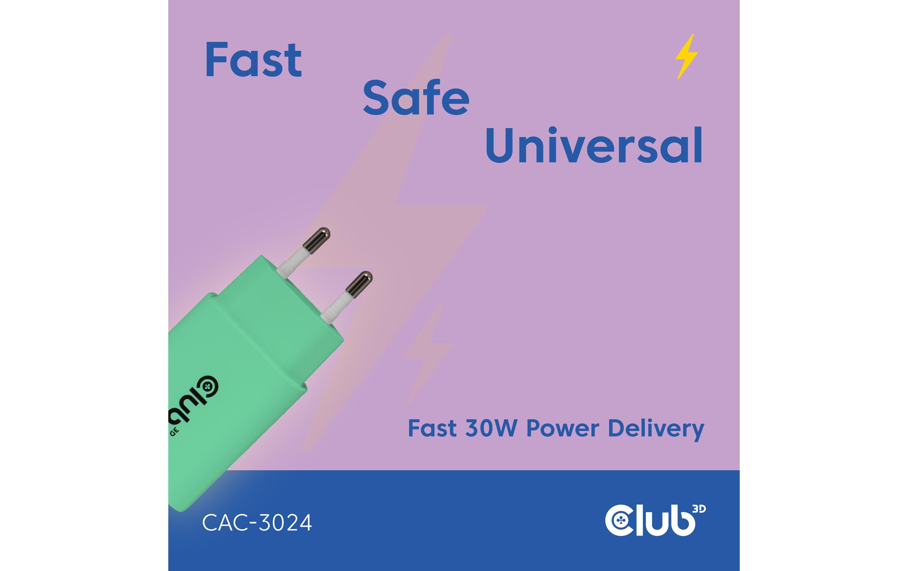 USB-Wandladegerät CAC-3024USB-Wandladegerät mit bis 30Watt Stärke