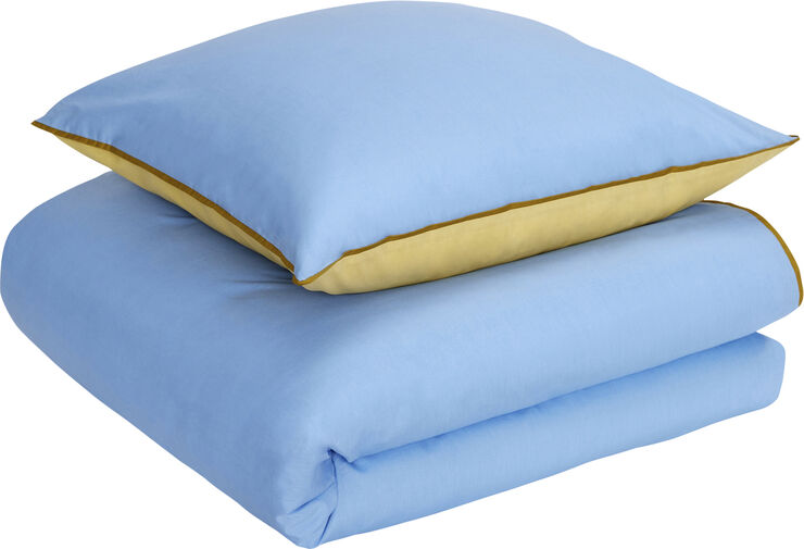 Hübsch Aki Sengetøj 0/200 Blå/Gul Blue,yellow,brown