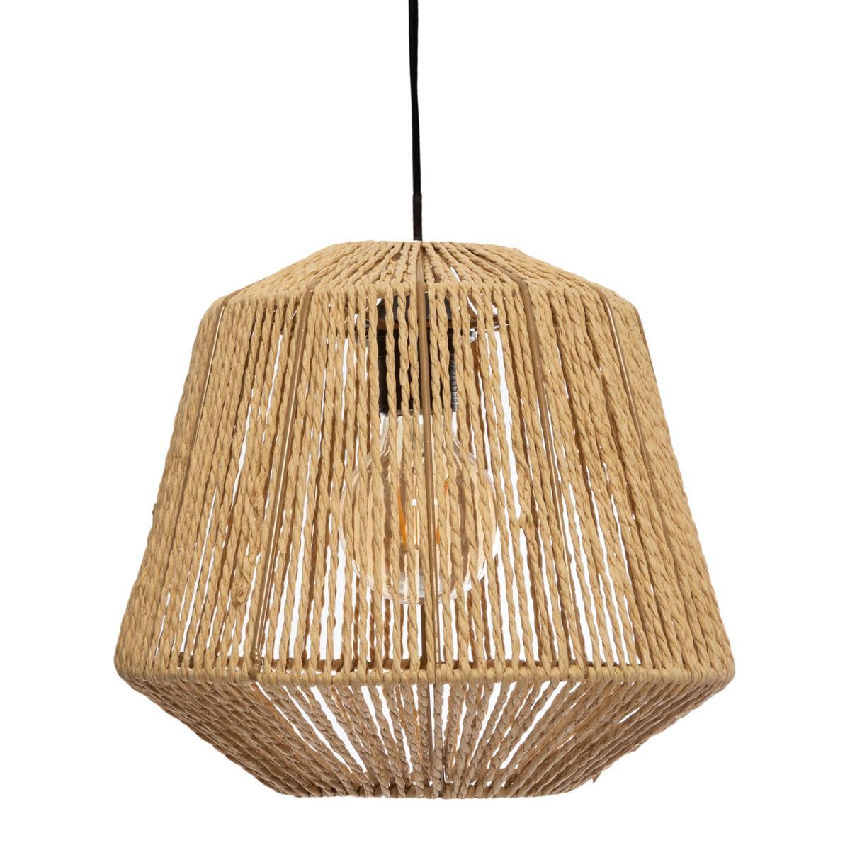 SUSPENSION CORDE ETHNIQUE JILY D.30X26CM