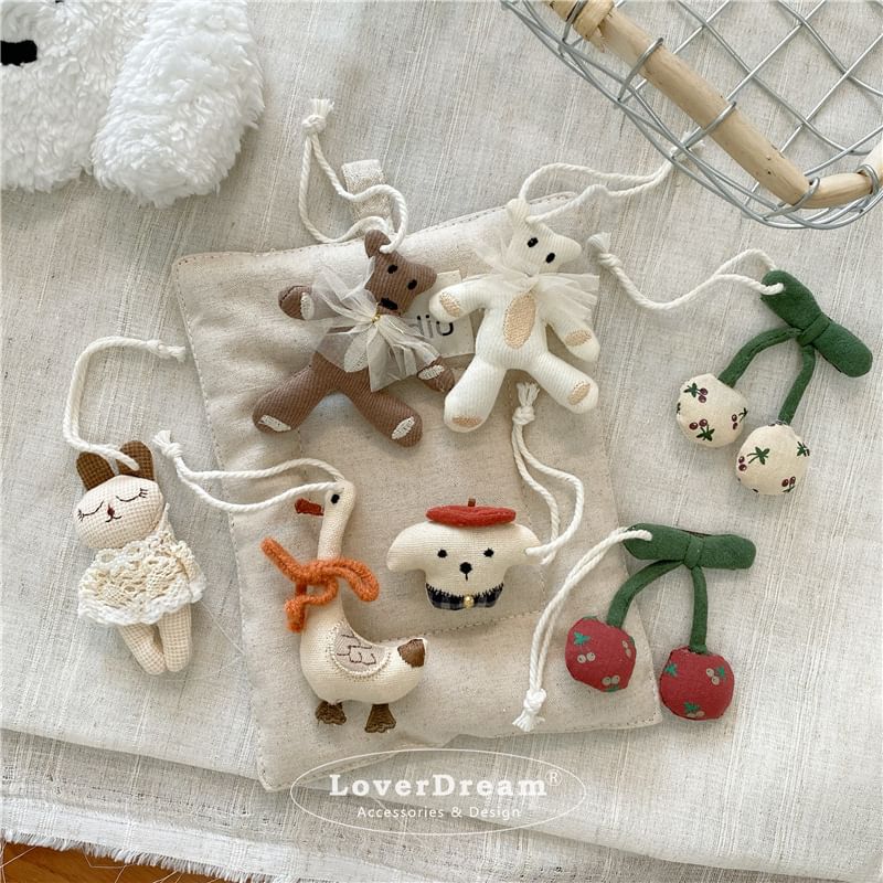 BeDaisy - Kerst-/dierenstof tasbedel (diverse ontwerpen)