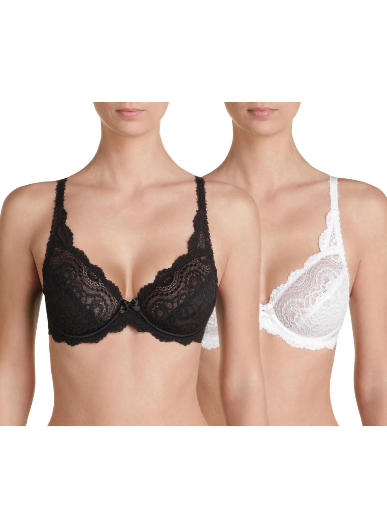 Lot de 2 soutiens-gorge Flower Elegance