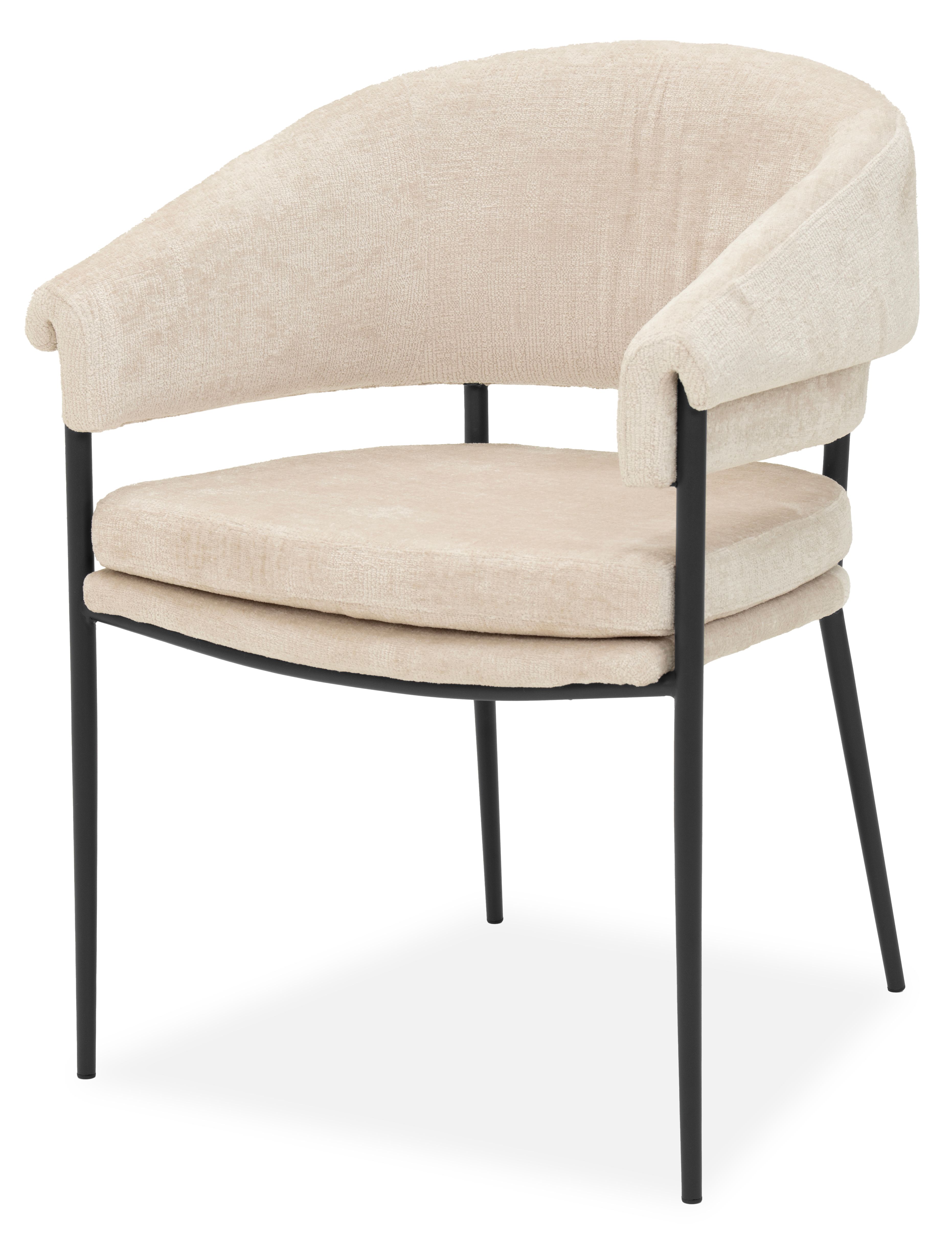 Eetkamerstoel Harmony naturel Janine B59 x D54 x H83 cm
