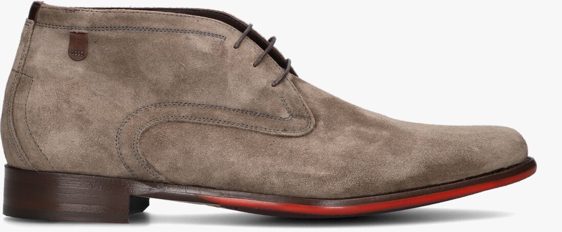 FLORIS VAN BOMMEL taupe floris van bommel veterschoenen sfm-50148