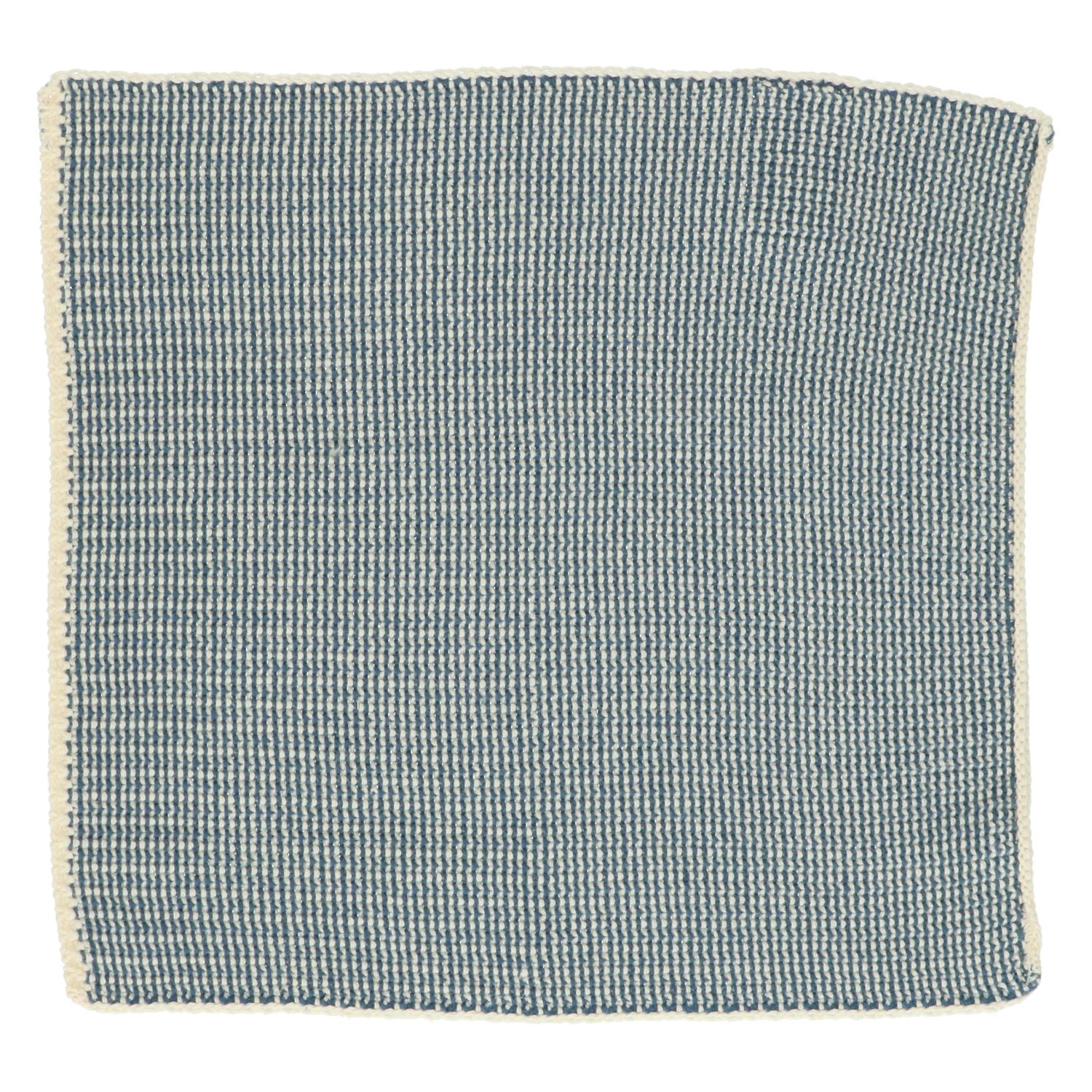 Vaatdoekjes, gebreid katoen, blauw, 2 stuks, 25 x 25 cm