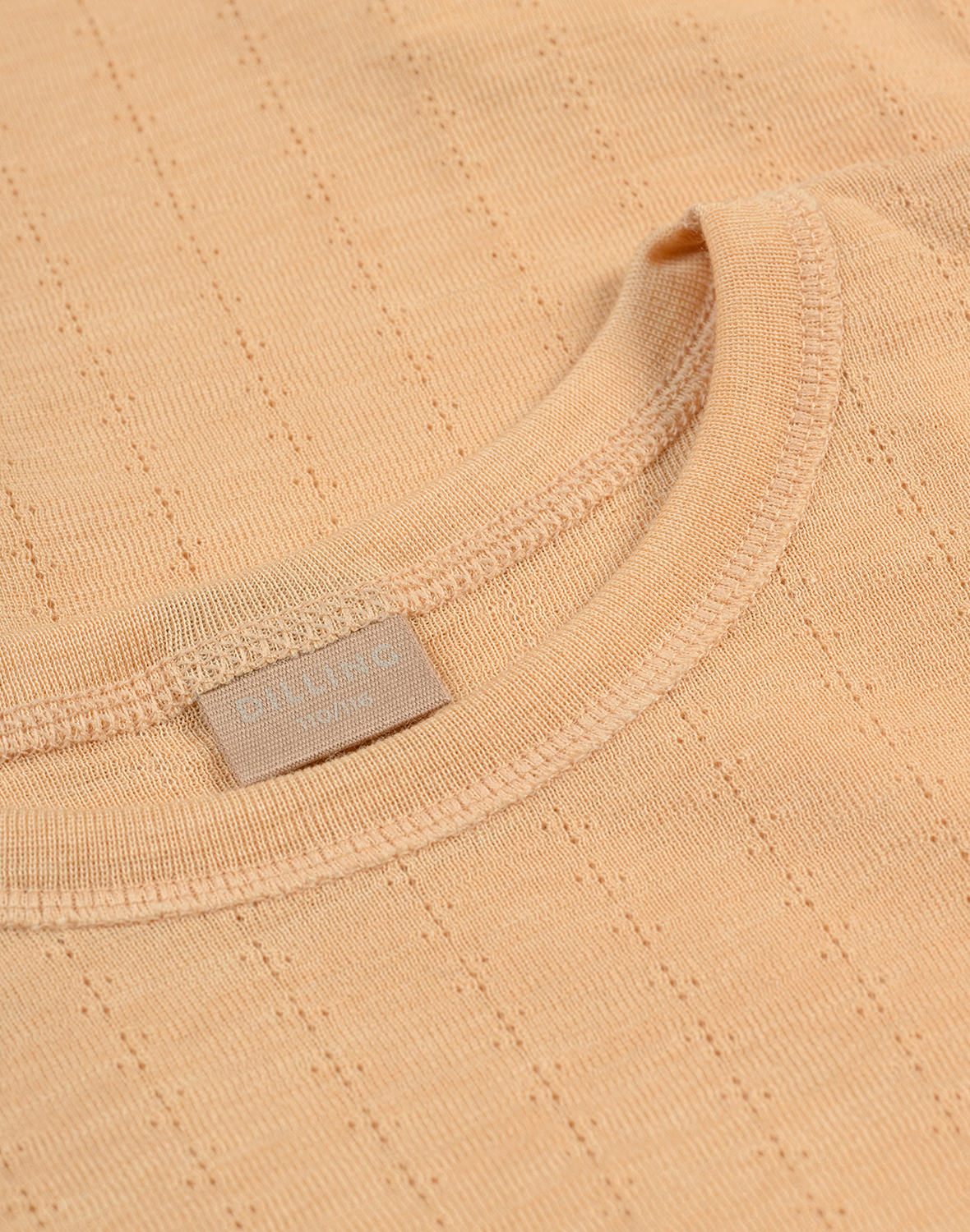 Pointelle shirt van merinowol/zijde voor kinderen