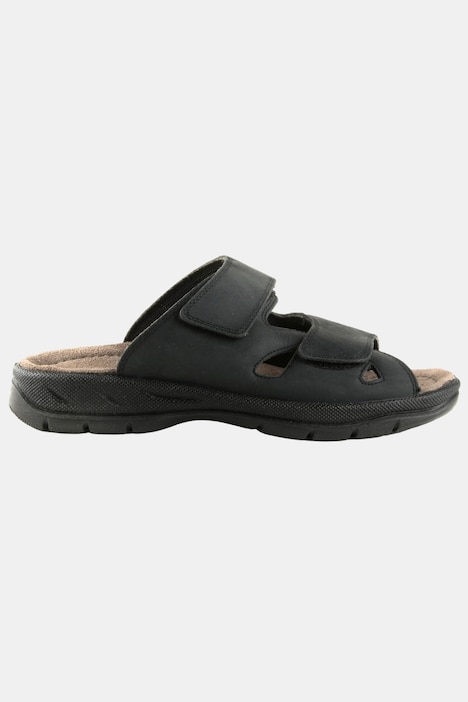 Herren Pantolette, Jomos, Leder, Klettriegel, bis Gr. 50